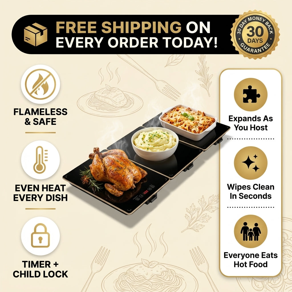 The Warm Table™ Modular Food Warming Tray